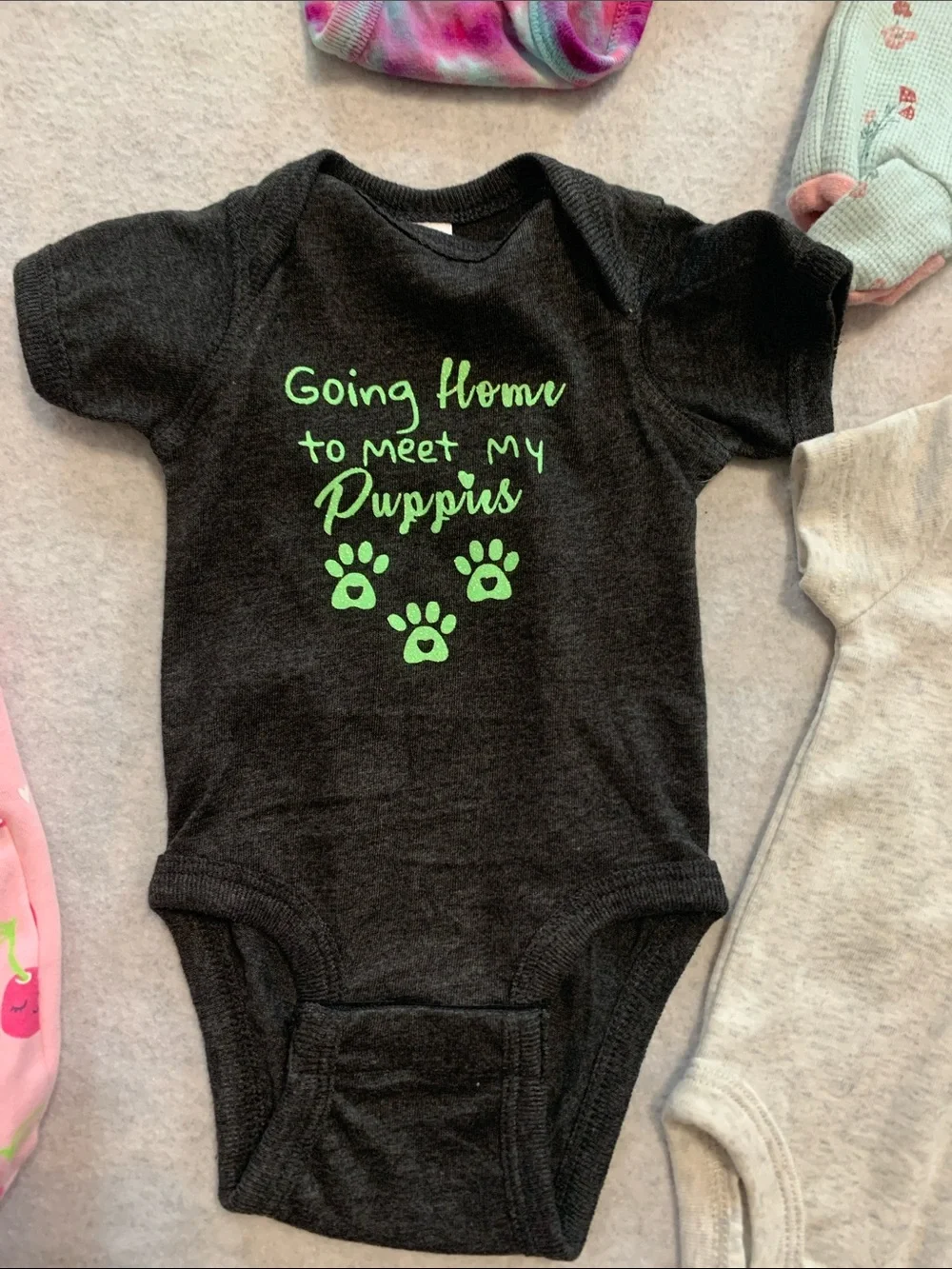 Mixed Colors newborn  Baby One-Piece Bundle - Assorted Patterns and Prints